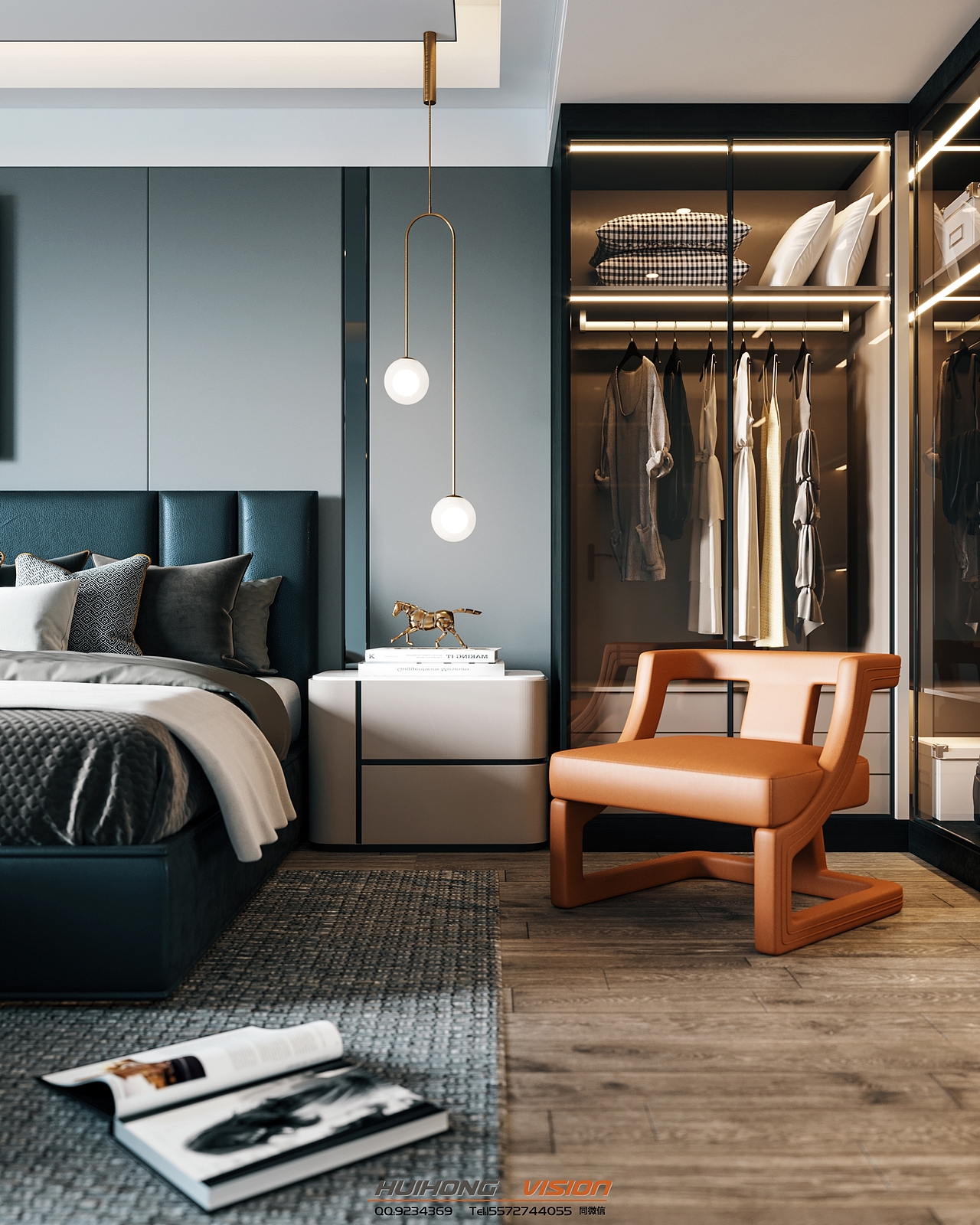 现代客餐厅卧室
