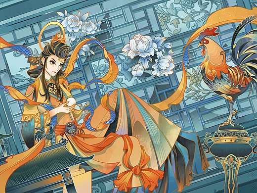 二十八星宿-昴日鸡