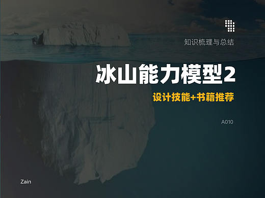 冰山能力模型2——设计技能与书籍