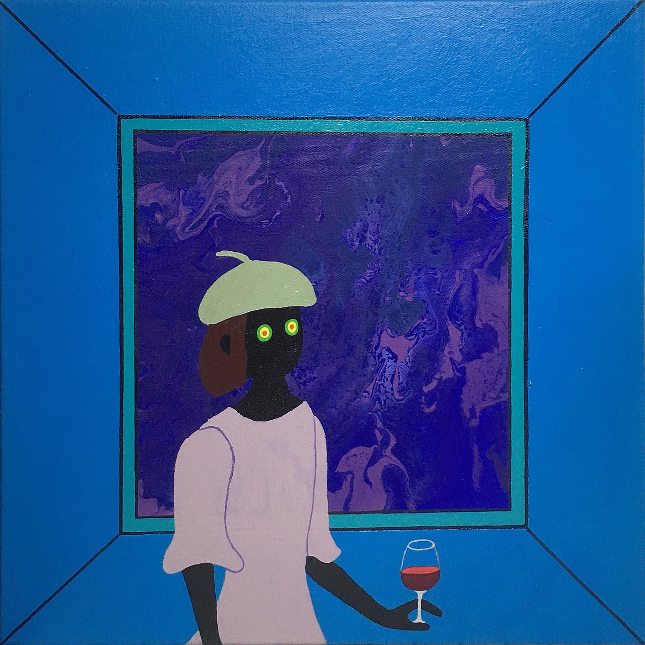 《心事》（图ZMTg5Nzc5MDY0） - 绘画 - 站酷设计师张梦谜原创素材 - 站酷ZCOOL