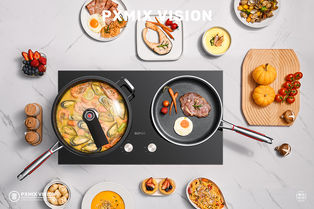 不锈钢炒锅 x 光影集 PXMIX（图ZMjQ5MjU4NDgw） - 产品摄影 - 站酷设计师光影集原创素材 - 站酷ZCOOL