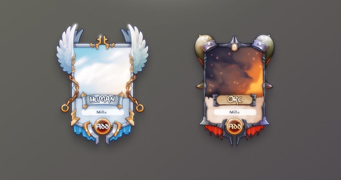 卡牌设计|ui|游戏ui|凌乱milla - 原创作品 - 站酷 (zcool)