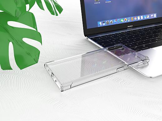 手机透明壳场景渲染