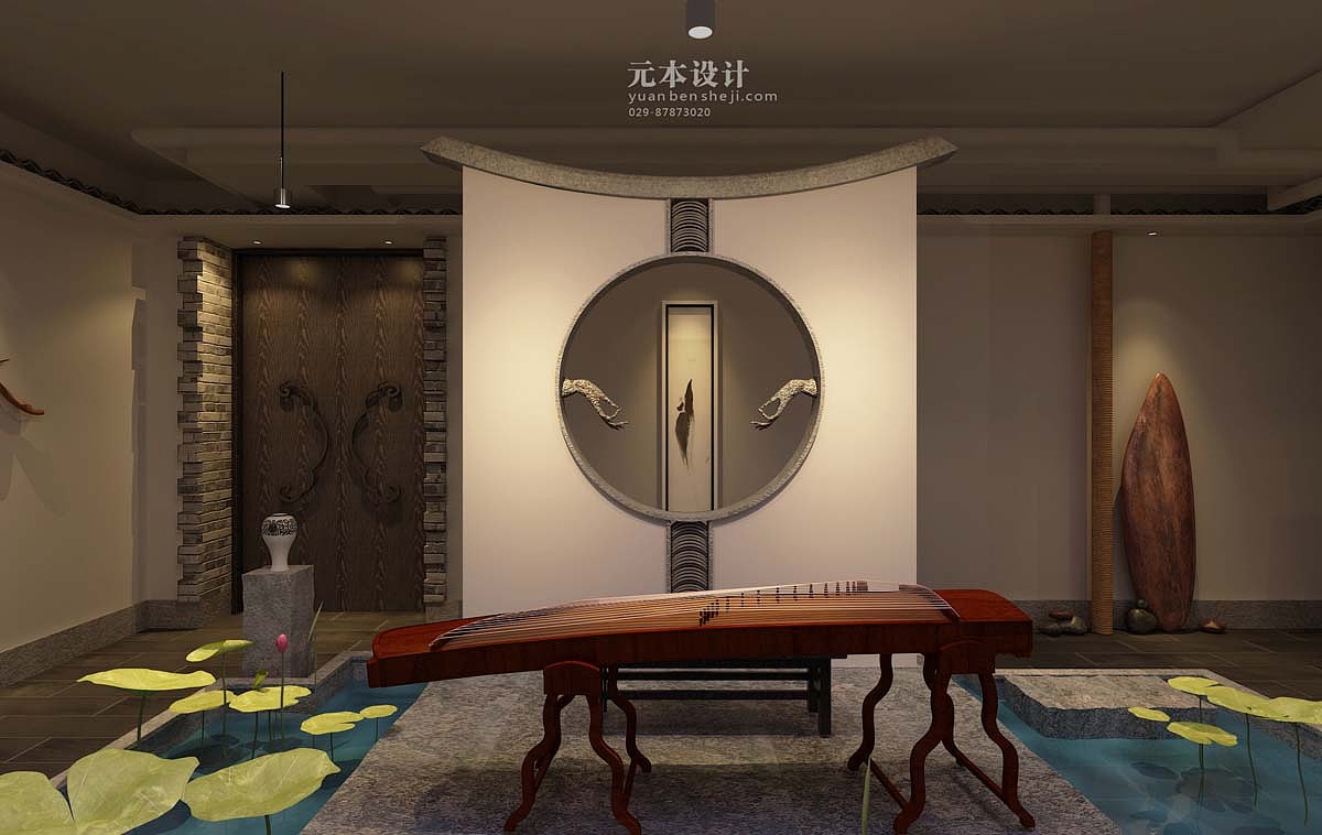 【西安】元本设计--茶缘会所（图ZMjMwNjA2NTI=） - 家装设计 - 站酷设计师yuanbensheji原创素材 - 站酷ZCOOL