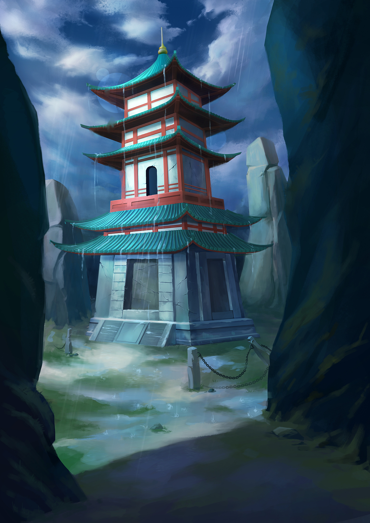 雨（图ZMTg2MzUzOTA4） - 创作习作 - 站酷设计师山琦原创素材 - 站酷ZCOOL