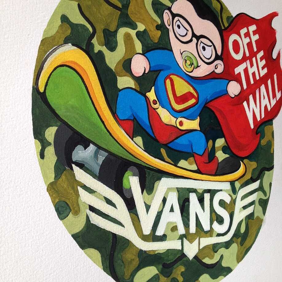 vansman-vans off the wall|插画|涂鸦/潮流|rainman_wang - 原创作品