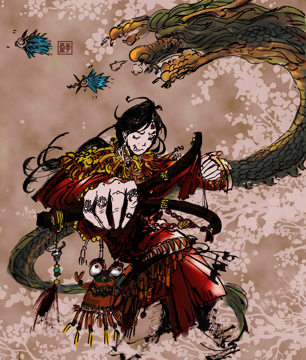 山野之人（图ZMjM2NjI2MzY=） - 新锐潮流插画 - 站酷设计师24mortal原创素材 - 站酷ZCOOL