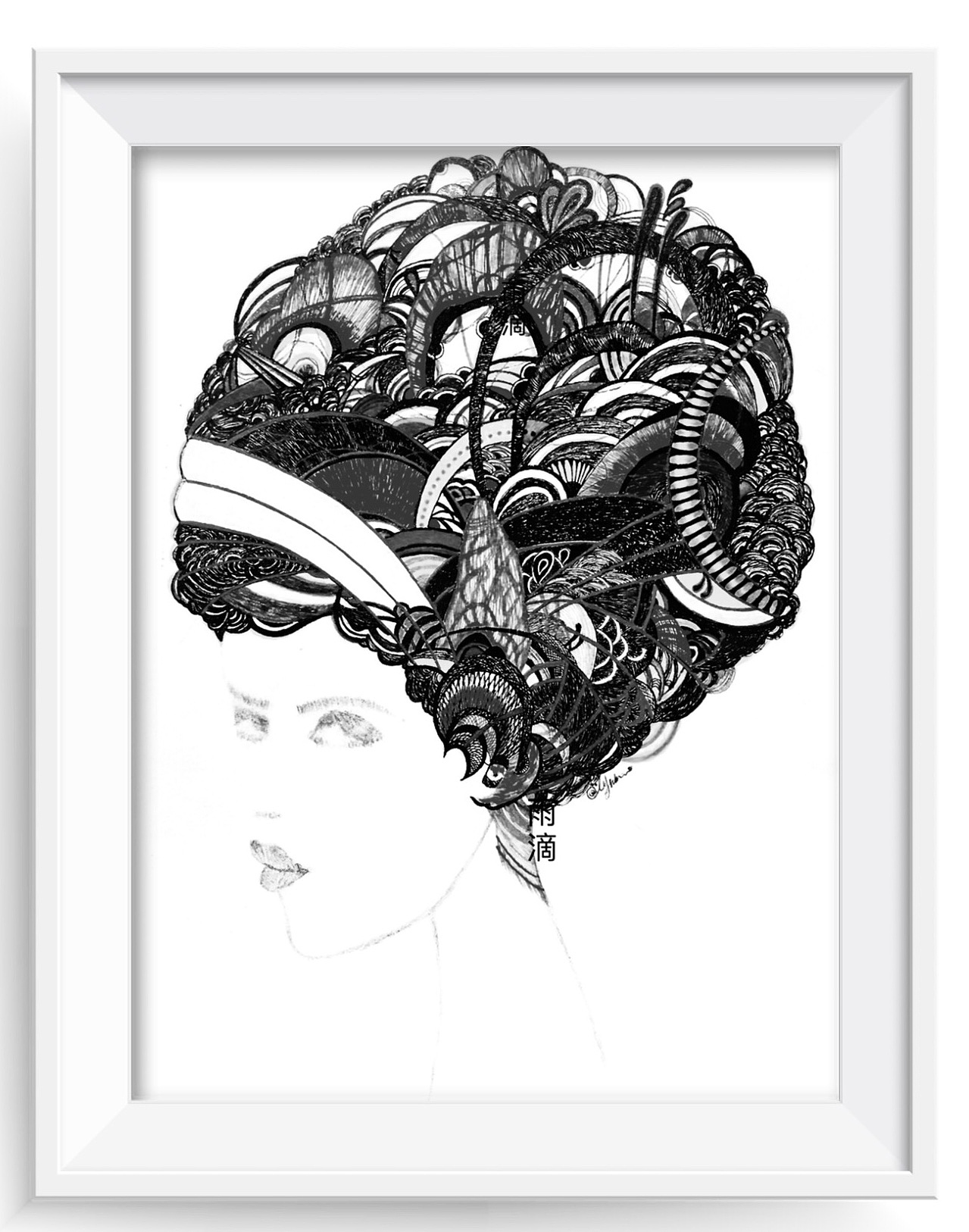 黑白条纹 插画 装饰画 线描 彩色 点线面（图ZMTQwMjg3MDMy） - 创作习作 - 站酷设计师琉璃诺白原创素材 - 站酷ZCOOL