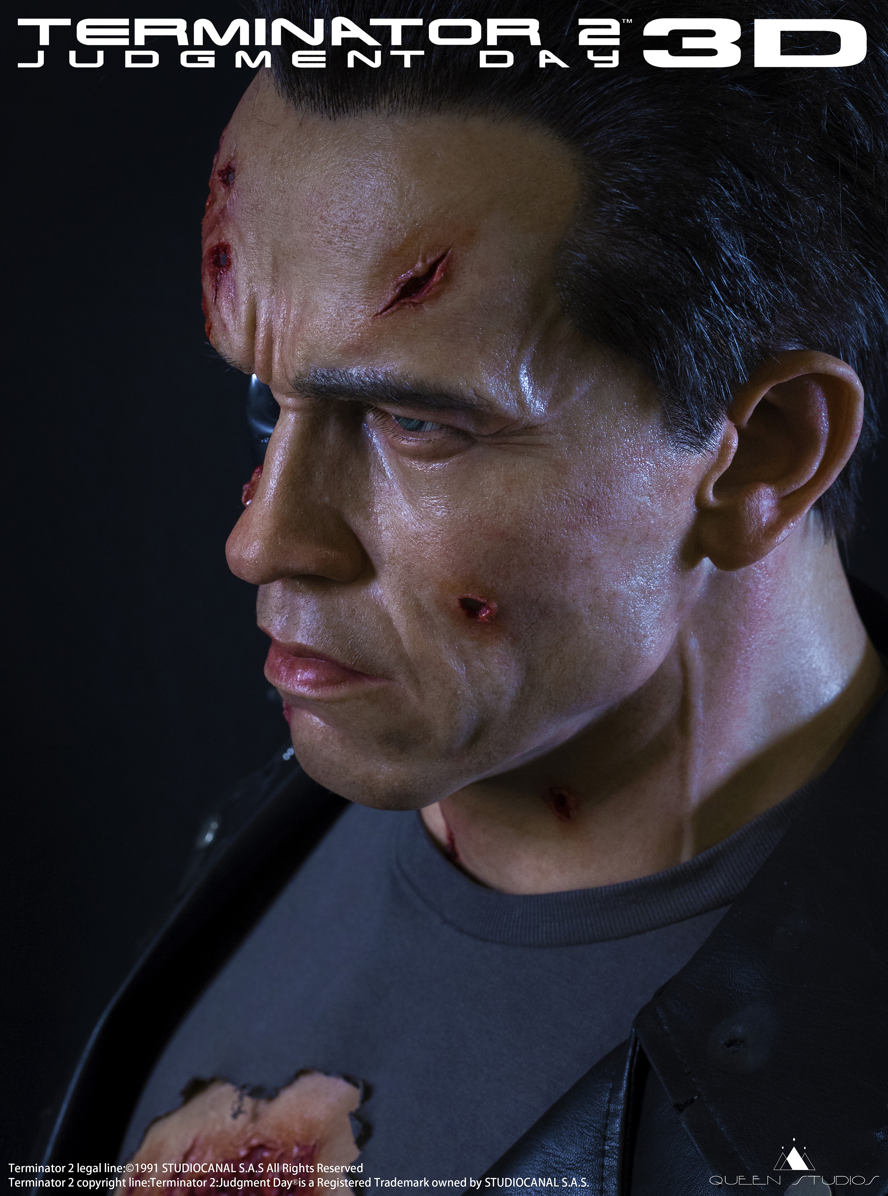 queenstudios | 《终结者:t800》1:1胸像