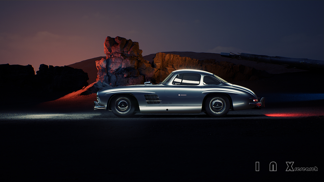 1956 Mercedes Benz 300SL Gullwing UE4 Reserach(图ZMjAzNjUxNjAw) - 机械/交通 - 站酷设计师mclovin原创素材 - 站酷ZCOOL