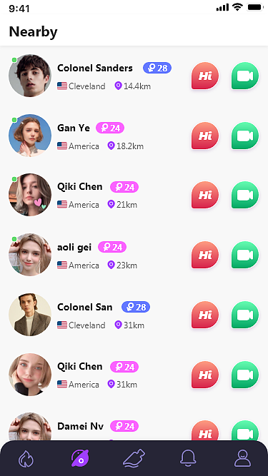 海外直播（图ZMjQ0Nzg4Njg4） - APP界面 - 站酷设计师Z46718792原创素材 - 站酷ZCOOL