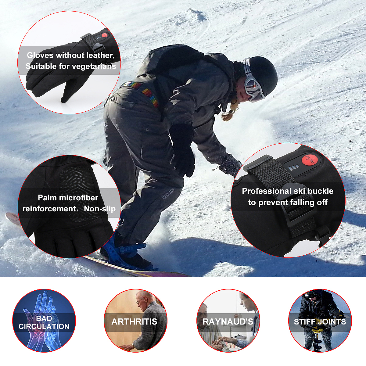 电热手套 亚马逊