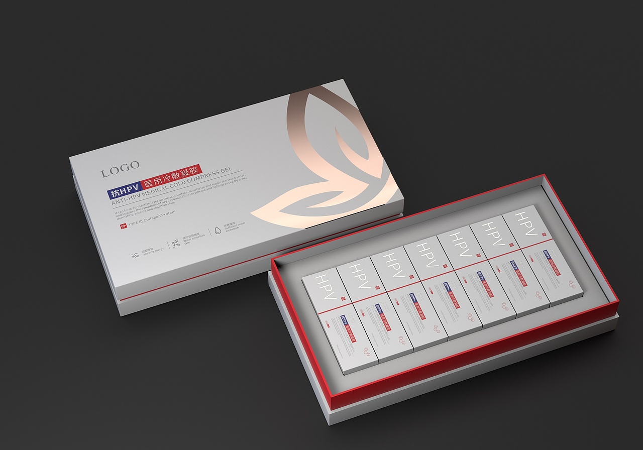 抗HPV女性私密产品包装设计