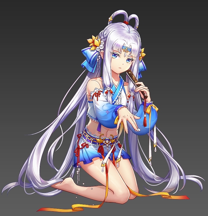 少女（图ZMTk2NTM1MDU2） - 商业插画 - 站酷设计师四时书原创素材 - 站酷ZCOOL