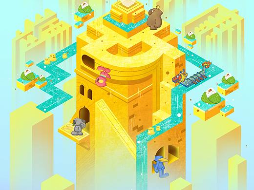 野力青年美术馆-端午节海报