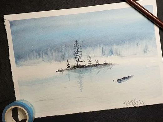 水彩風景（個人主頁-ZMzg0NTcwMzY=） - 繪畫 - 站酷設(shè)計師袖風染雨原創(chuàng)素材 - 站酷ZCOOL