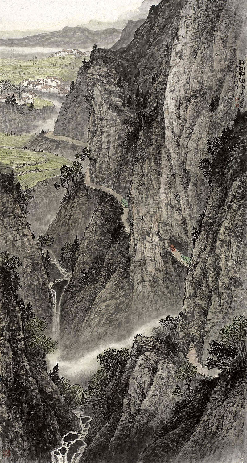 王洪涛国画山水作品|纯艺术|绘画|专业字画_原创作品-站酷zcool