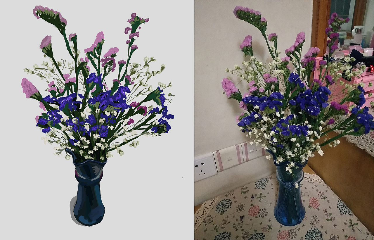 花（图ZMTM3NDQ1ODI0） - 绘本 - 站酷设计师kuyeniuniu原创素材 - 站酷ZCOOL