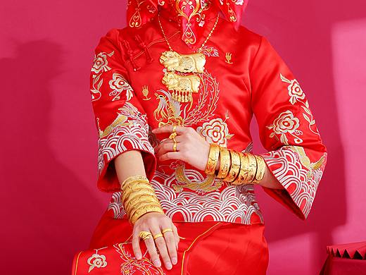 婚庆 首饰  黄金首饰