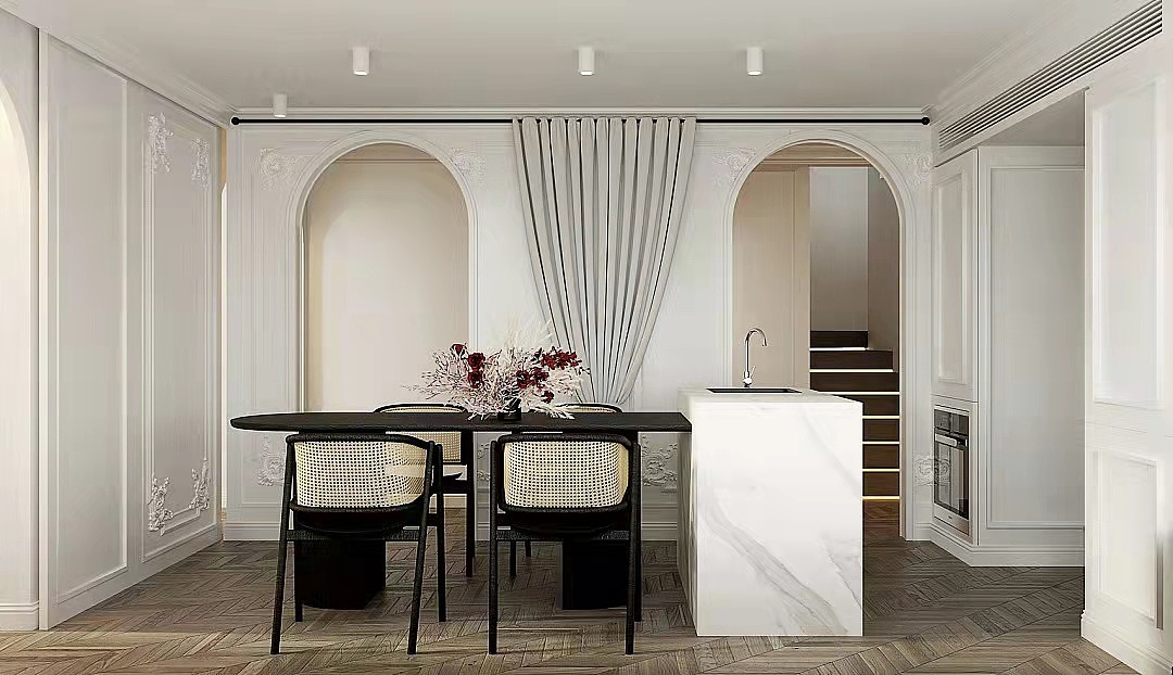 法式轻奢风格效果图