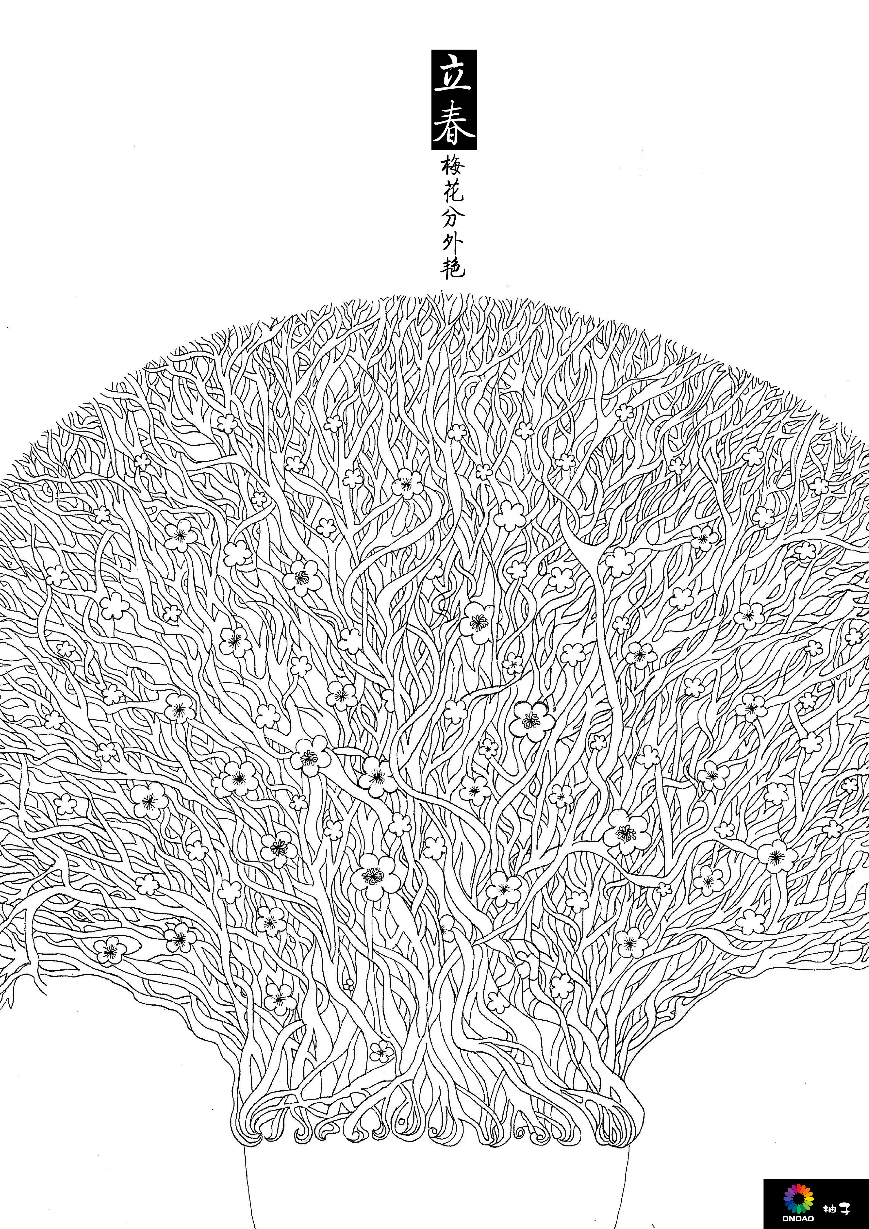 24节气系列插画设计之立春