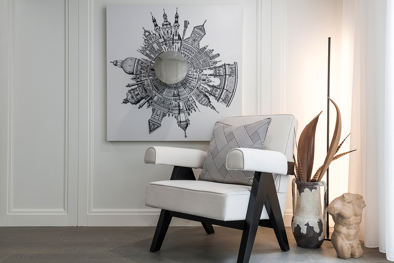 MOD墨设设计丨旭辉银盛泰临沂公元锦里底复复式别墅