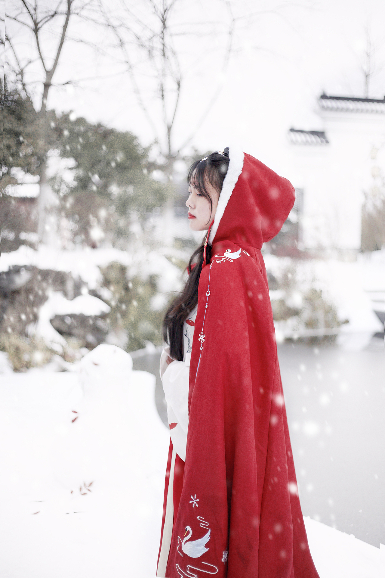 终于也是有雪景的人了|摄影|人像摄影|墓诗na_原创作品-站酷zcool