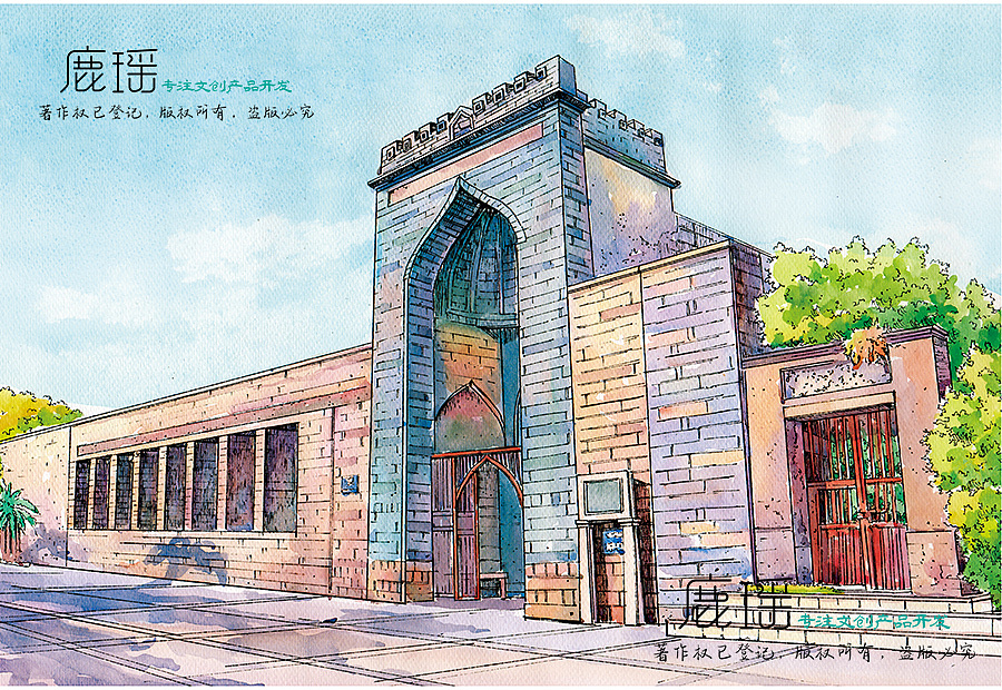 泉州水彩//鹿瑶笔下的刺桐城泉州|插画|商业插画|鹿瑶文创 - 原创作品