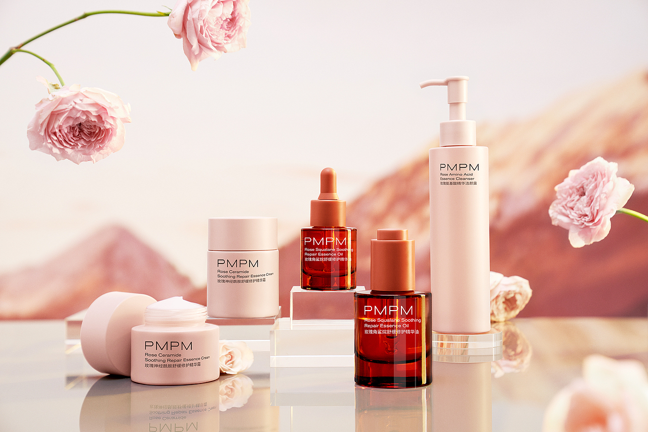 pmpm玫瑰精油场景图拍摄