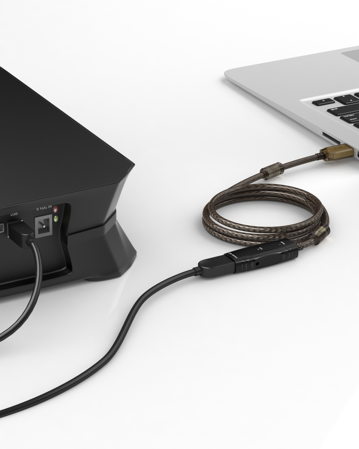 山泽(samzhe)usb延长器/公对母延长线usb2.