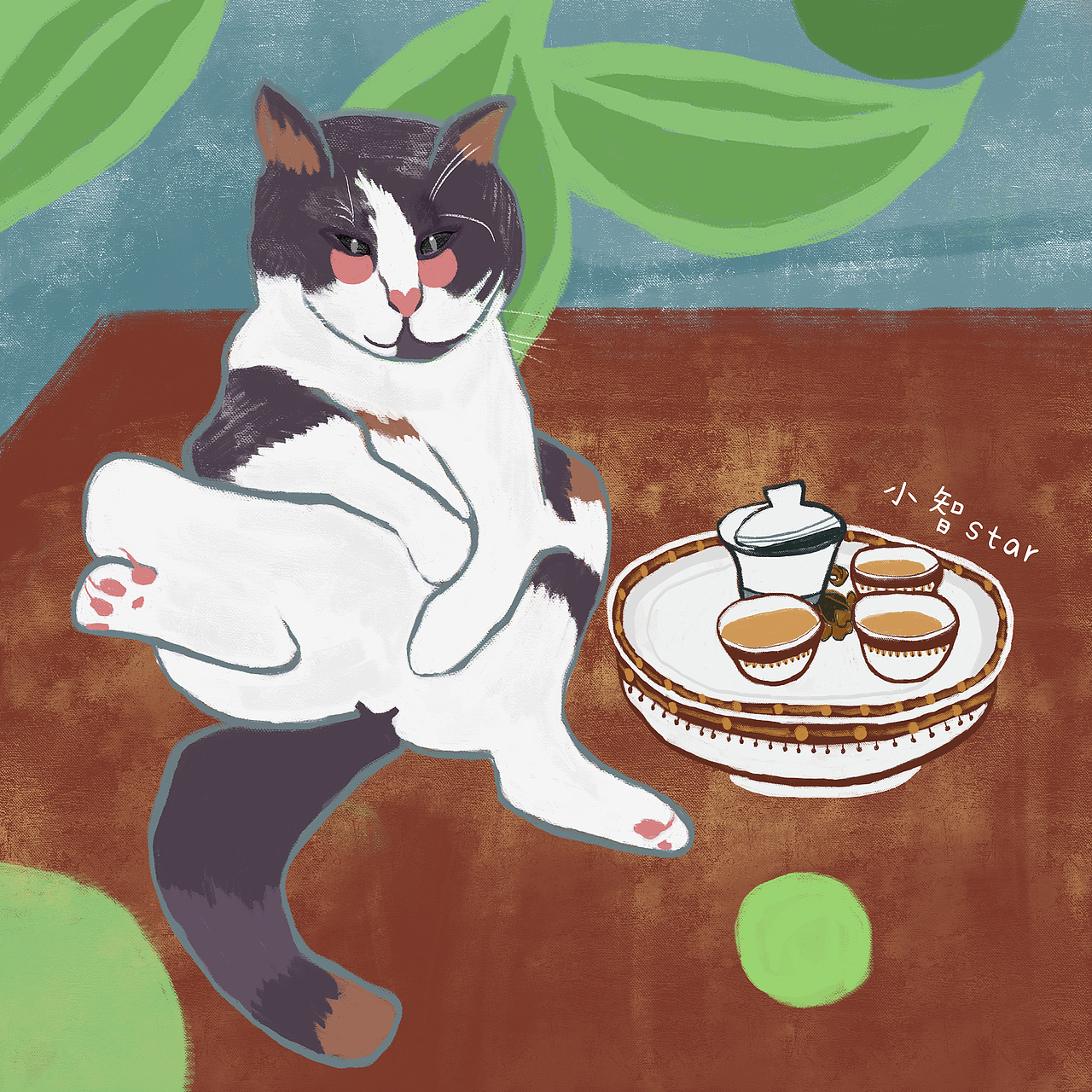 小智star ▏十大只创意插画猫（图ZMjUyOTg0MjA4） - 绘画 - 站酷设计师小智star原创素材 - 站酷ZCOOL