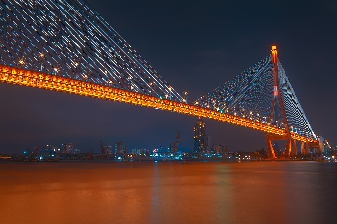 杨浦大桥摄影图片