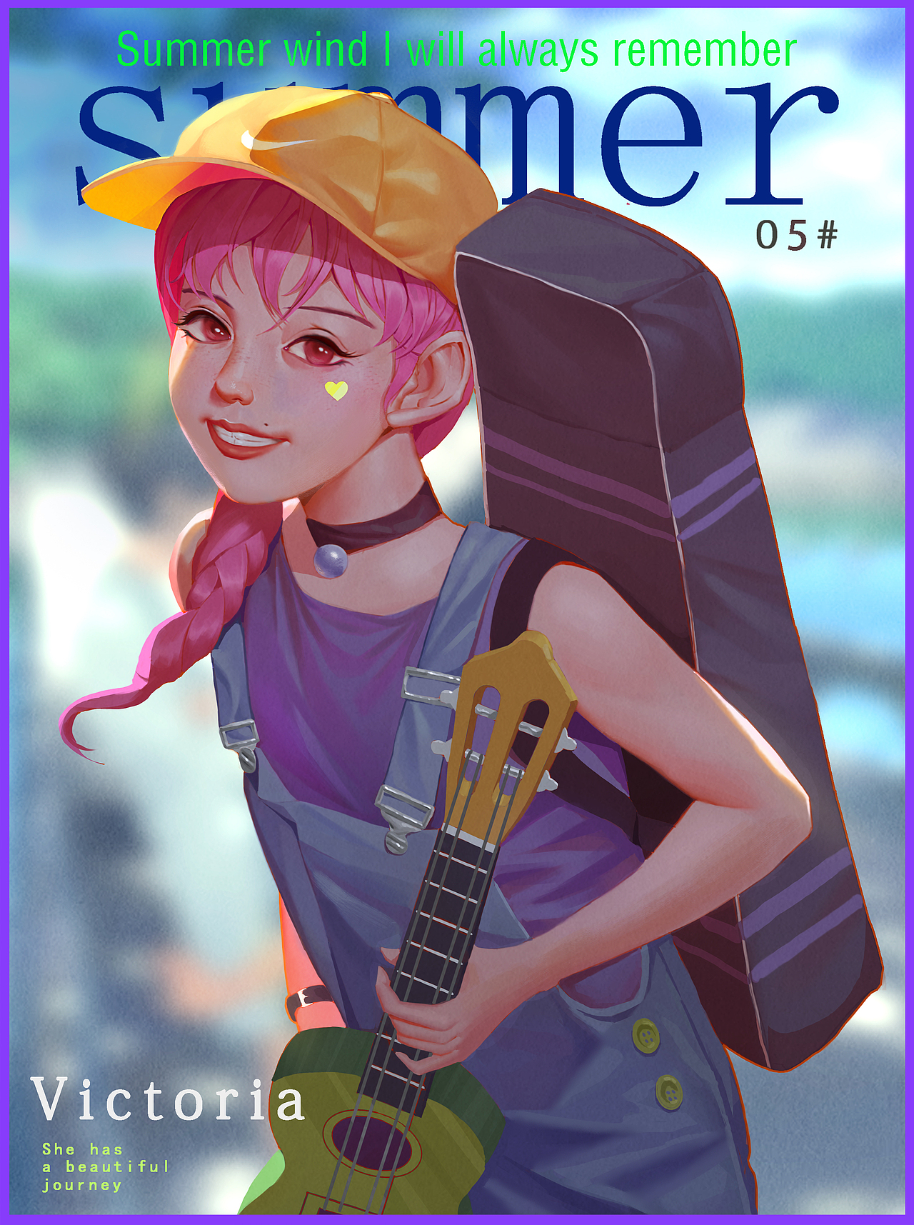 summer系列（图ZMjA3NDI1MTQ0） - 商业插画 - 站酷设计师凯文132原创素材 - 站酷ZCOOL