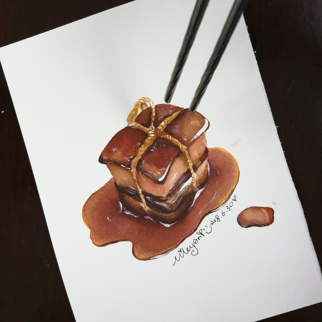 2018第一次尝试水彩画（图ZMjE1ODM0MzU2） - 绘画 - 站酷设计师MileyAri肉丸子原创素材 - 站酷ZCOOL