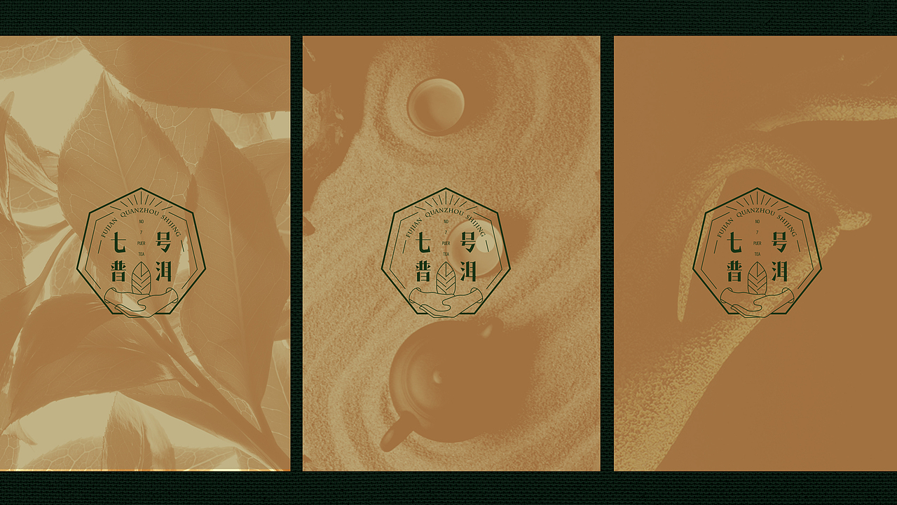 太极诀中国风标志logo之七号普洱