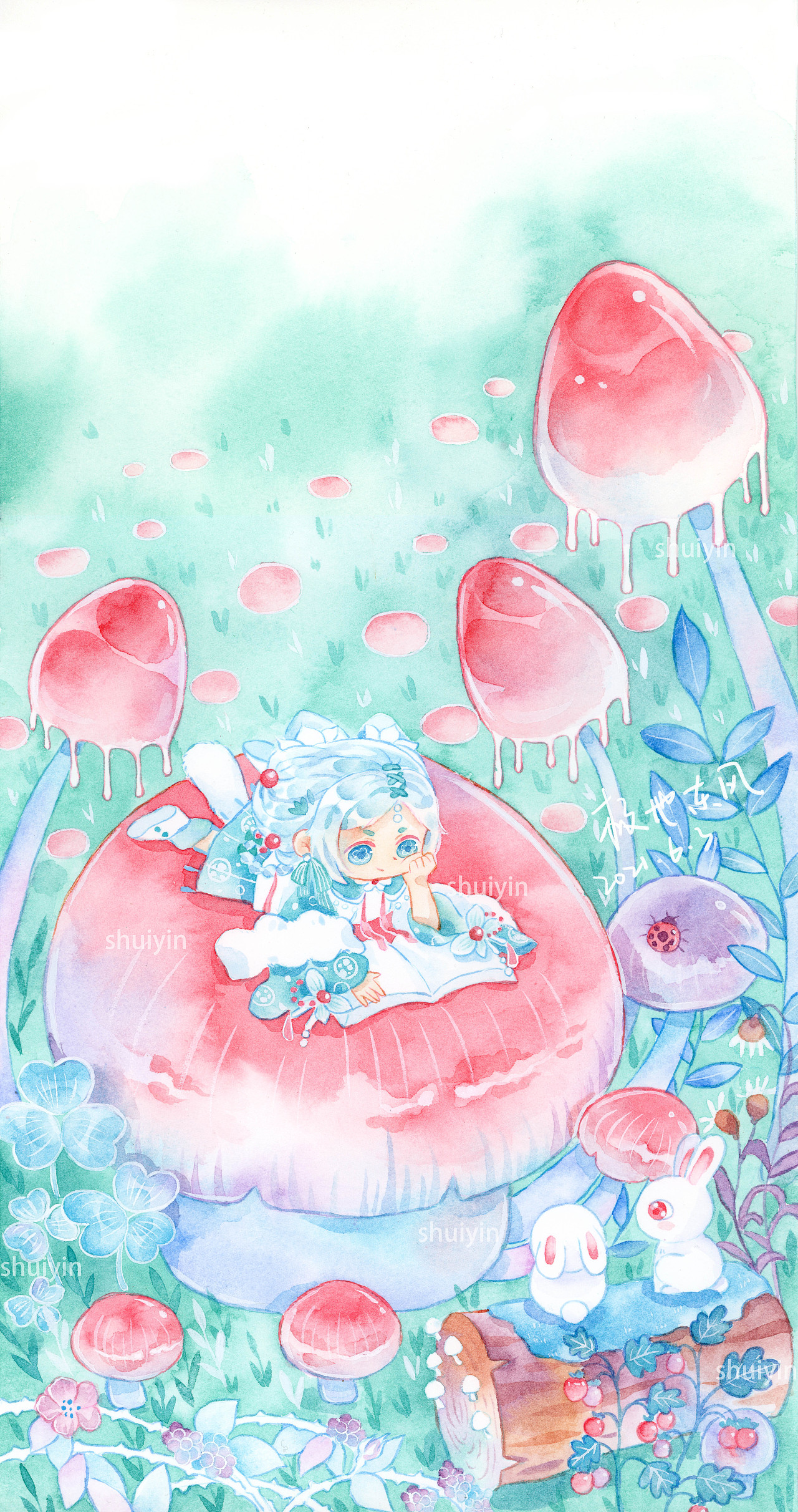 手绘水彩小清新（图ZMjU3NDU1ODAw） - 儿童插画 - 站酷设计师极地东风123原创素材 - 站酷ZCOOL