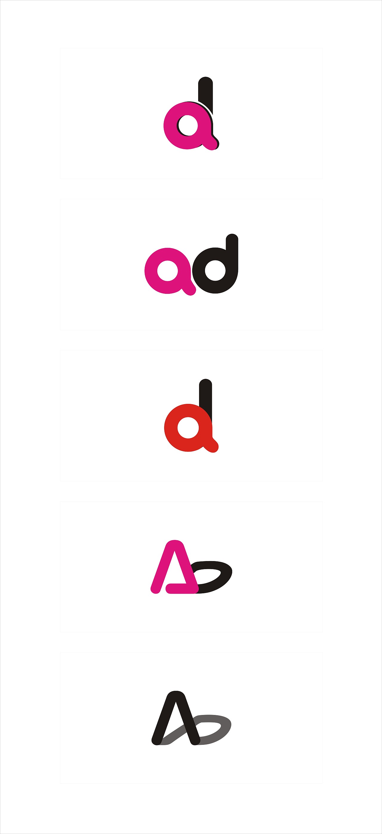 ad字母设计