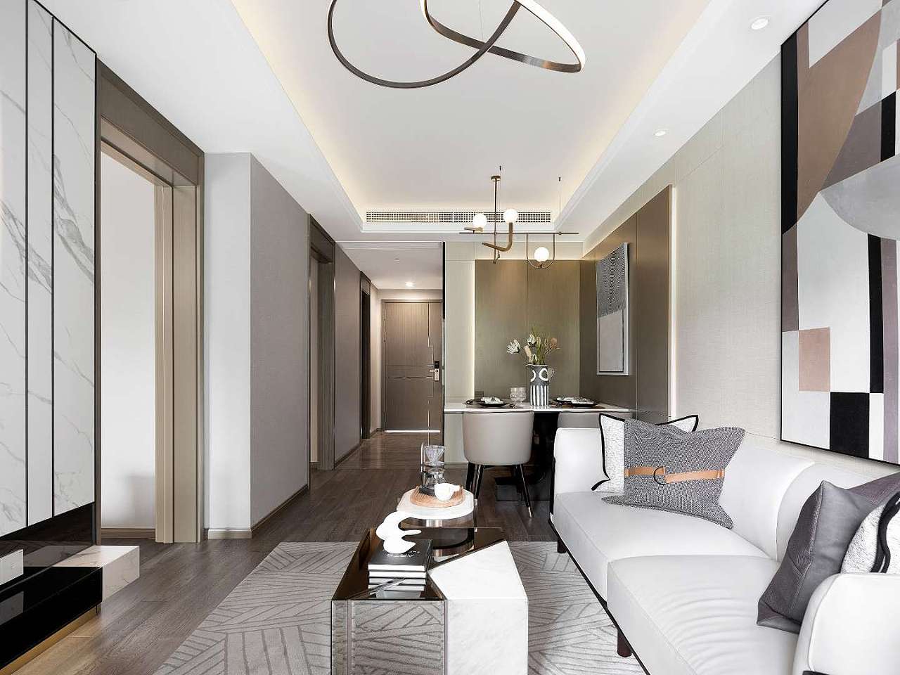 小户型现代轻奢风