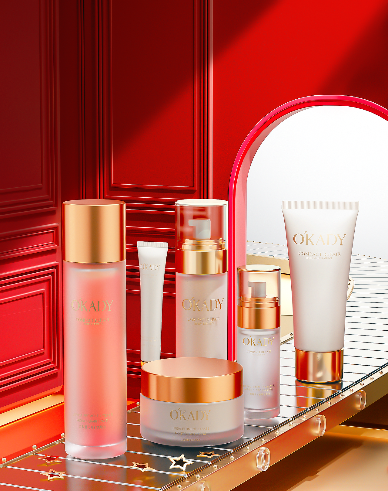 三月一号 化妆品渲染