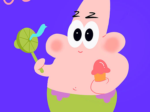 派大星&肥肥沙&玉桂狗