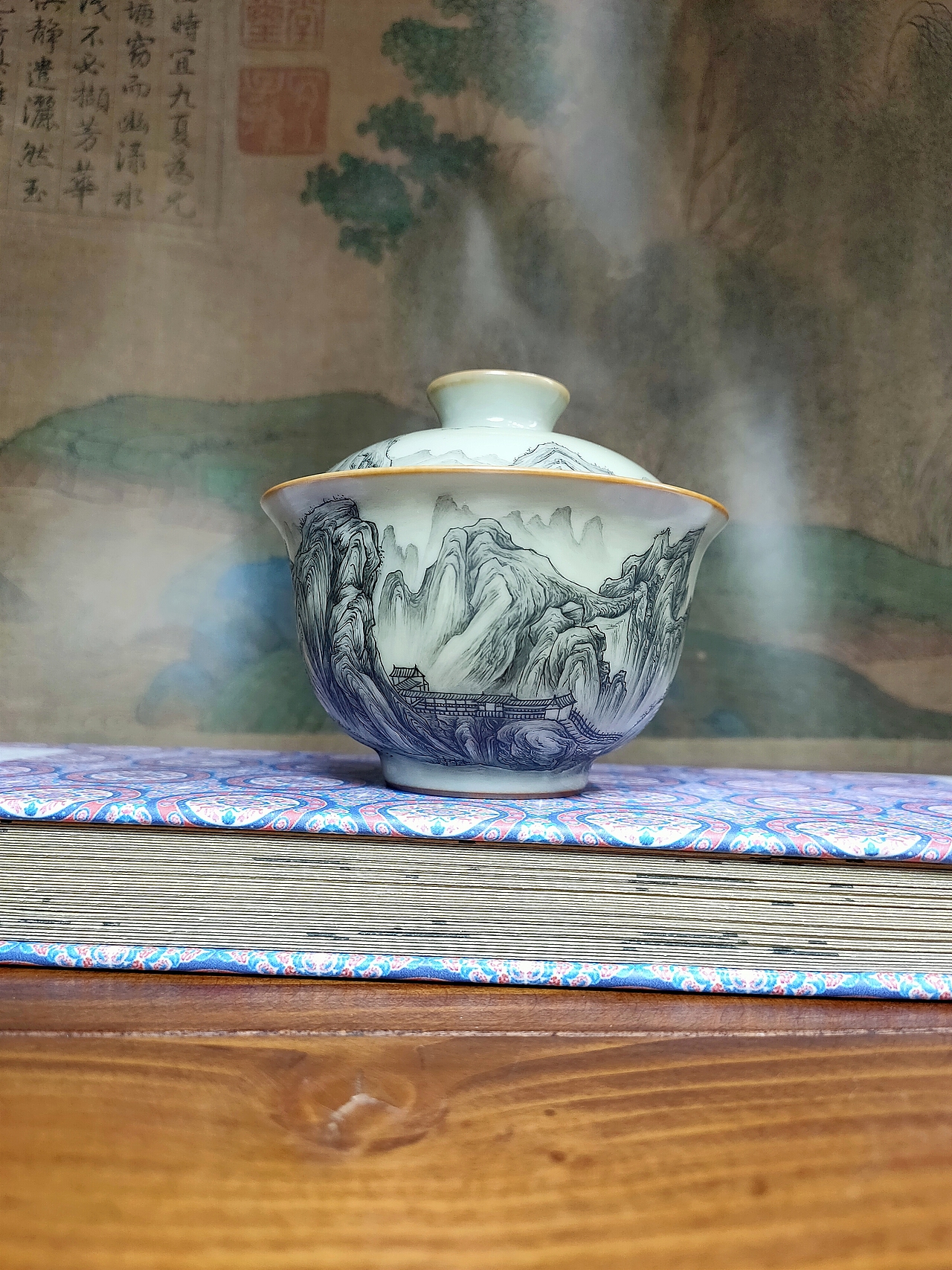 国画山水手绘瓷器（图ZMzgyMTk3ODYw） - 其他手工艺 - 站酷设计师恋物癖原创素材 - 站酷ZCOOL