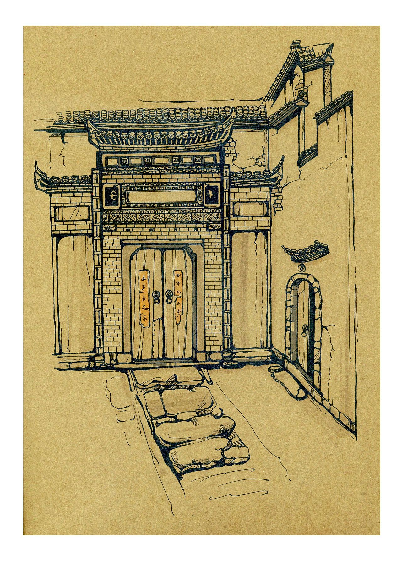 山西--理坑..安徽--宏村（图ZMTYwMTkzMg==） - 概念设定 - 站酷设计师夜雨萧沉原创素材 - 站酷ZCOOL