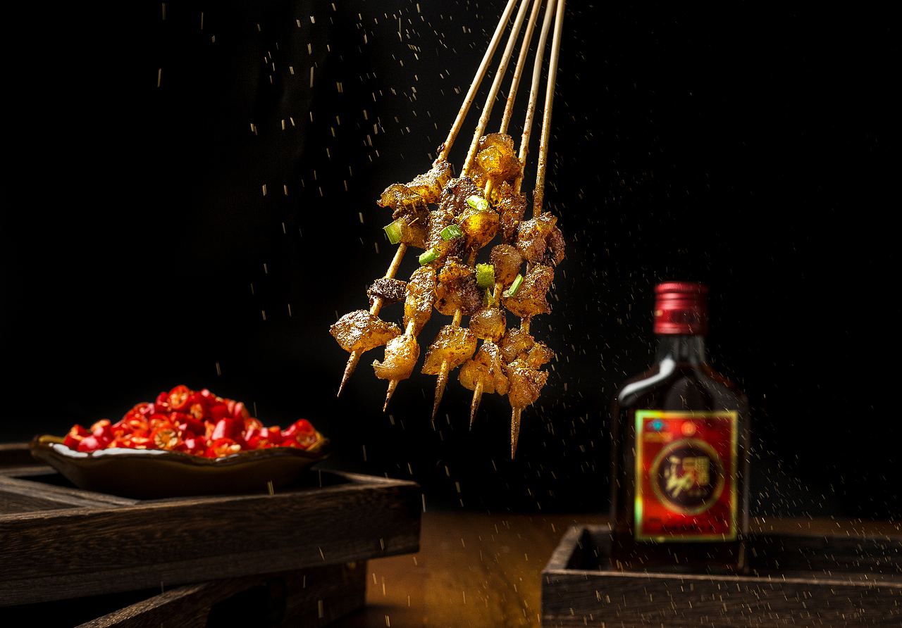 长沙美食摄影 朝阳烧烤