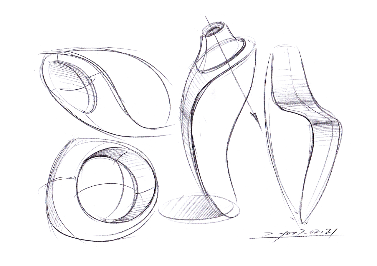 2017产品设计手绘2月一日一画