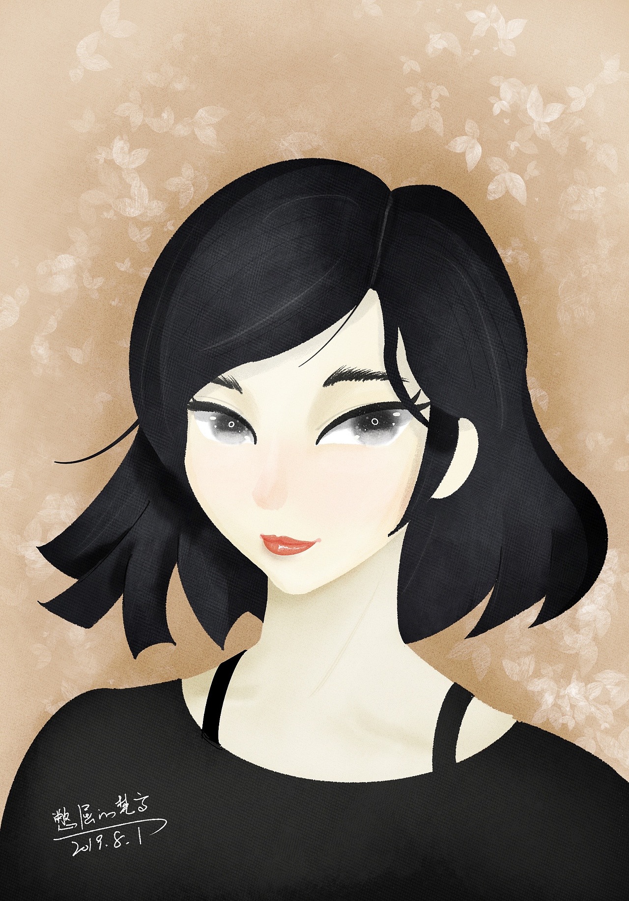 人物手绘（图ZMTcwMDY5NTY4） - 创作习作 - 站酷设计师鬼雅子原创素材 - 站酷ZCOOL