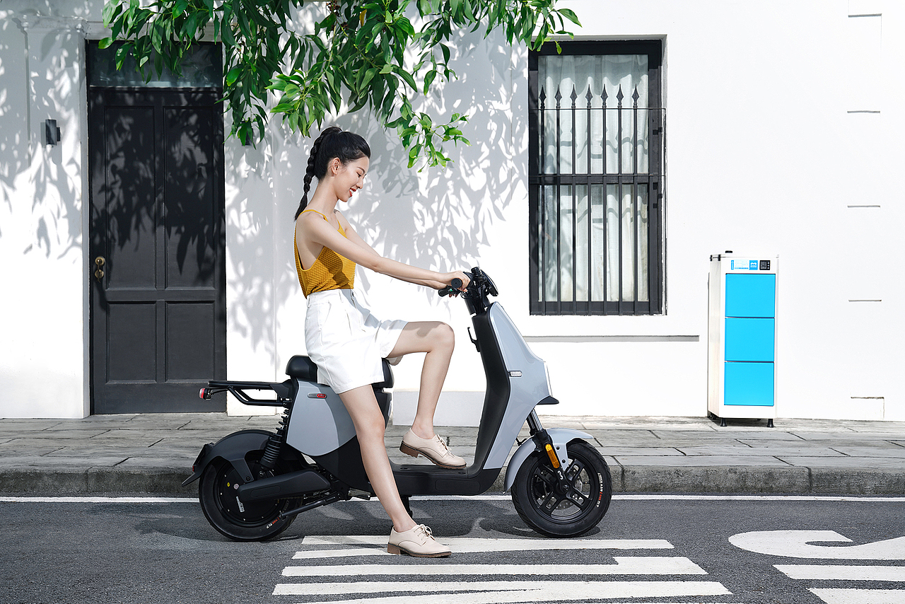 电动摩托车 修图 摄影