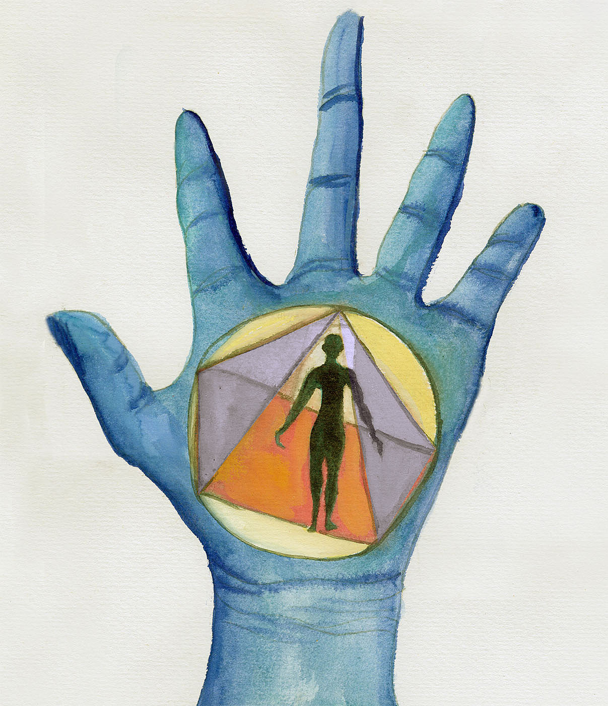 心理学图 情绪图 思维图 手部特写