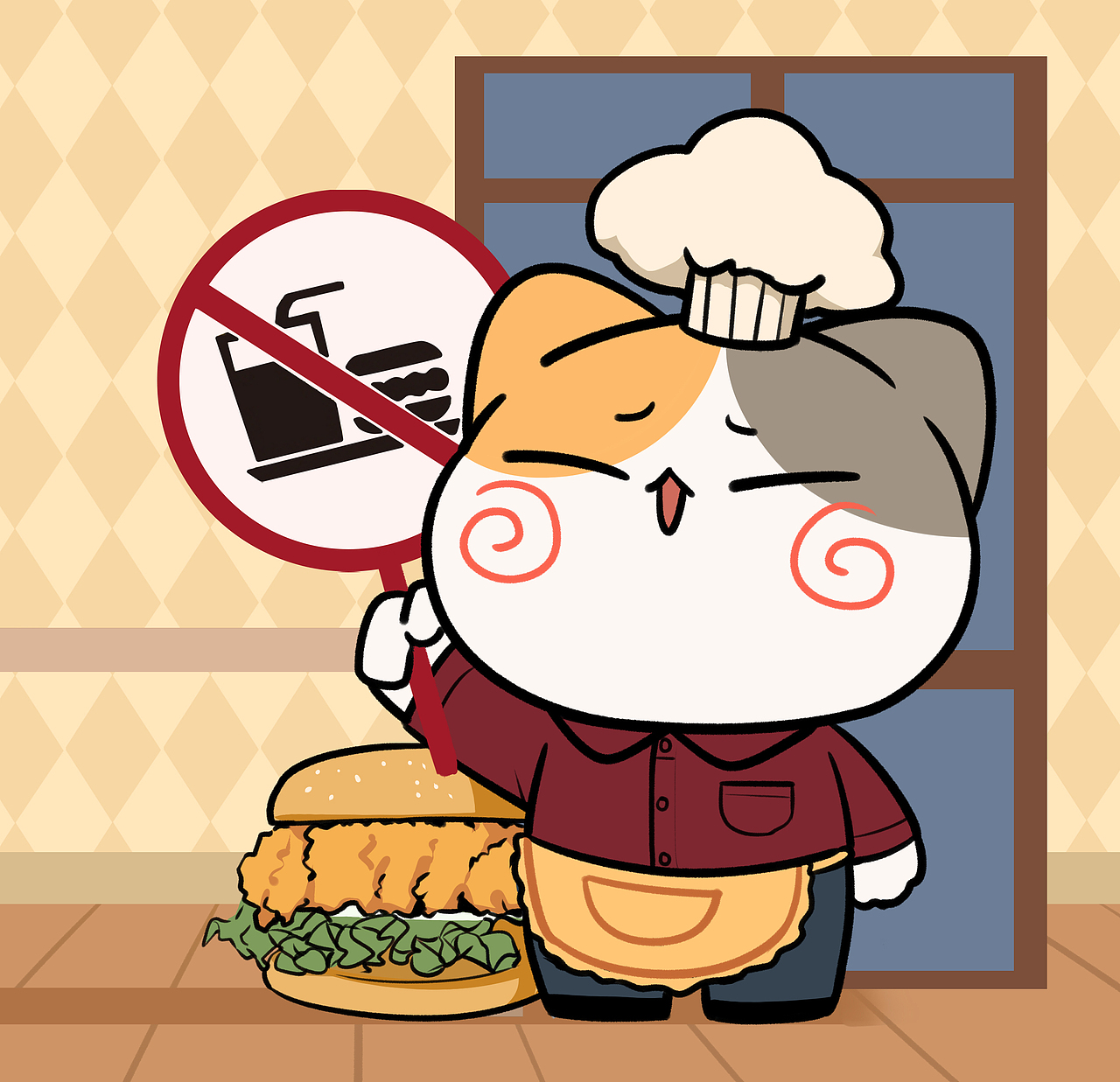 几张猫咪宣传图