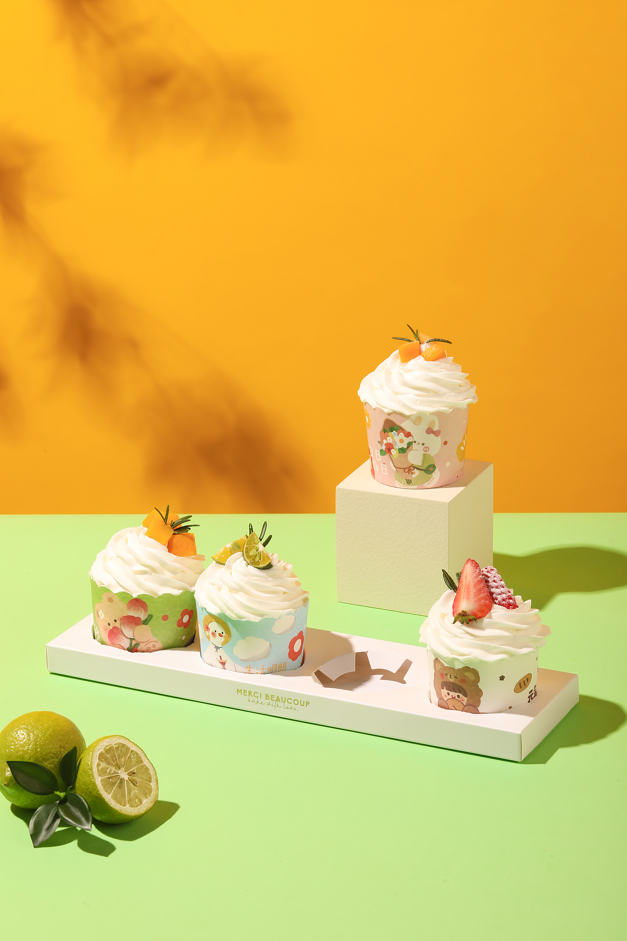 “春日纸杯蛋糕盒~”