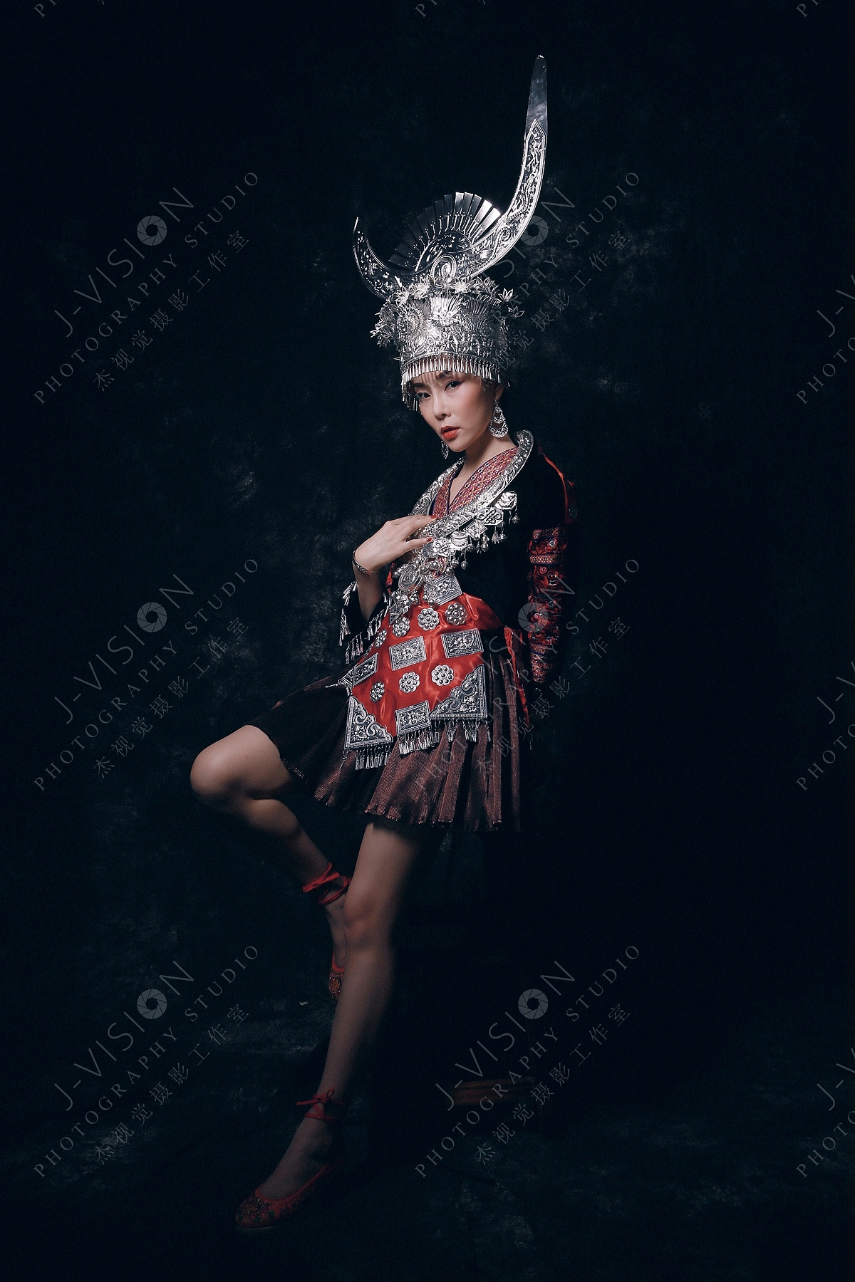 苗族服饰人像摄影